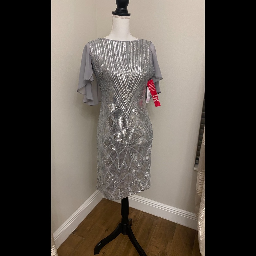R&M Richards Silver Dress - Picture 10 of 12